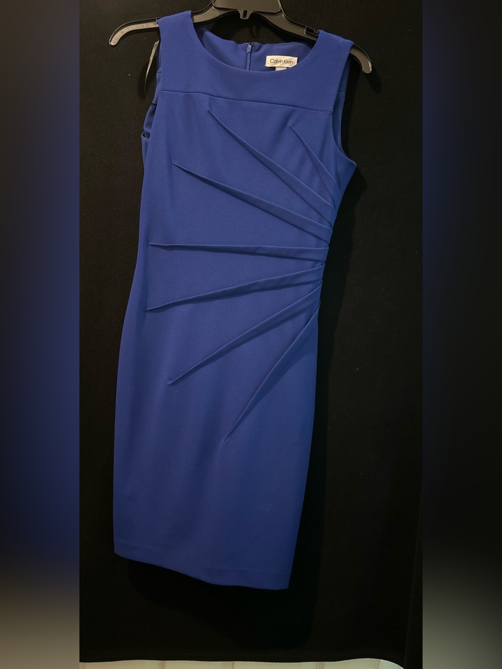 Calvin Klein Cobalt Blue Sleeveless Sheath Dress size 8
